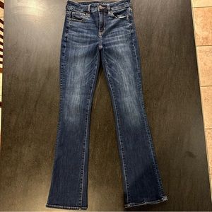 American Eagle High Rise Skinny Kick Jeans